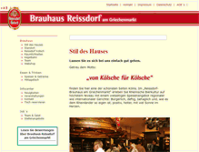 Tablet Screenshot of brauhaus-reissdorf.de
